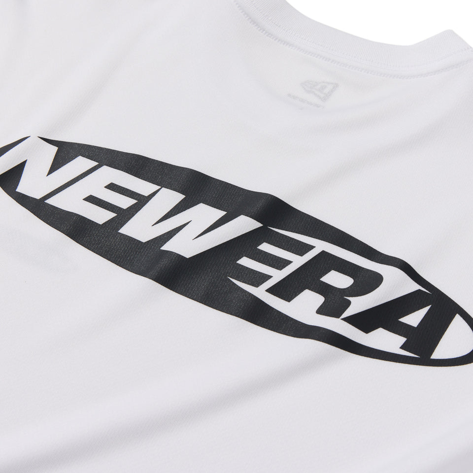 長袖 テック Tシャツ Oval Logo ホワイト｜パフォーマンスアパレル | NEW ERA ニューエラ公式オンラインストア