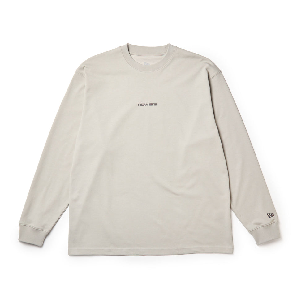 長袖 オーバーサイズド パフォーマンス Tシャツ Flag Oval Logo ストーン｜パフォーマンスアパレル