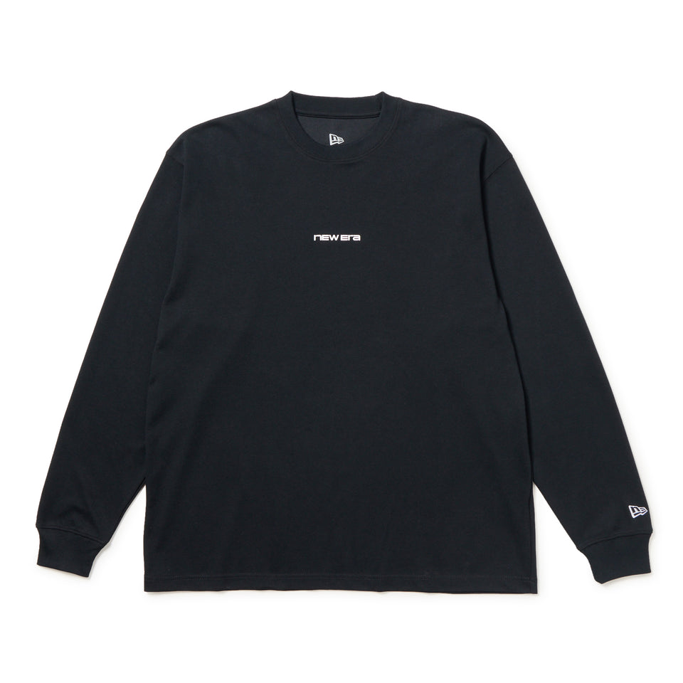 長袖 オーバーサイズド パフォーマンス Tシャツ Flag Oval Logo ブラック｜パフォーマンスアパレル | NEW ERA ニューエラ公式オンラインストア
