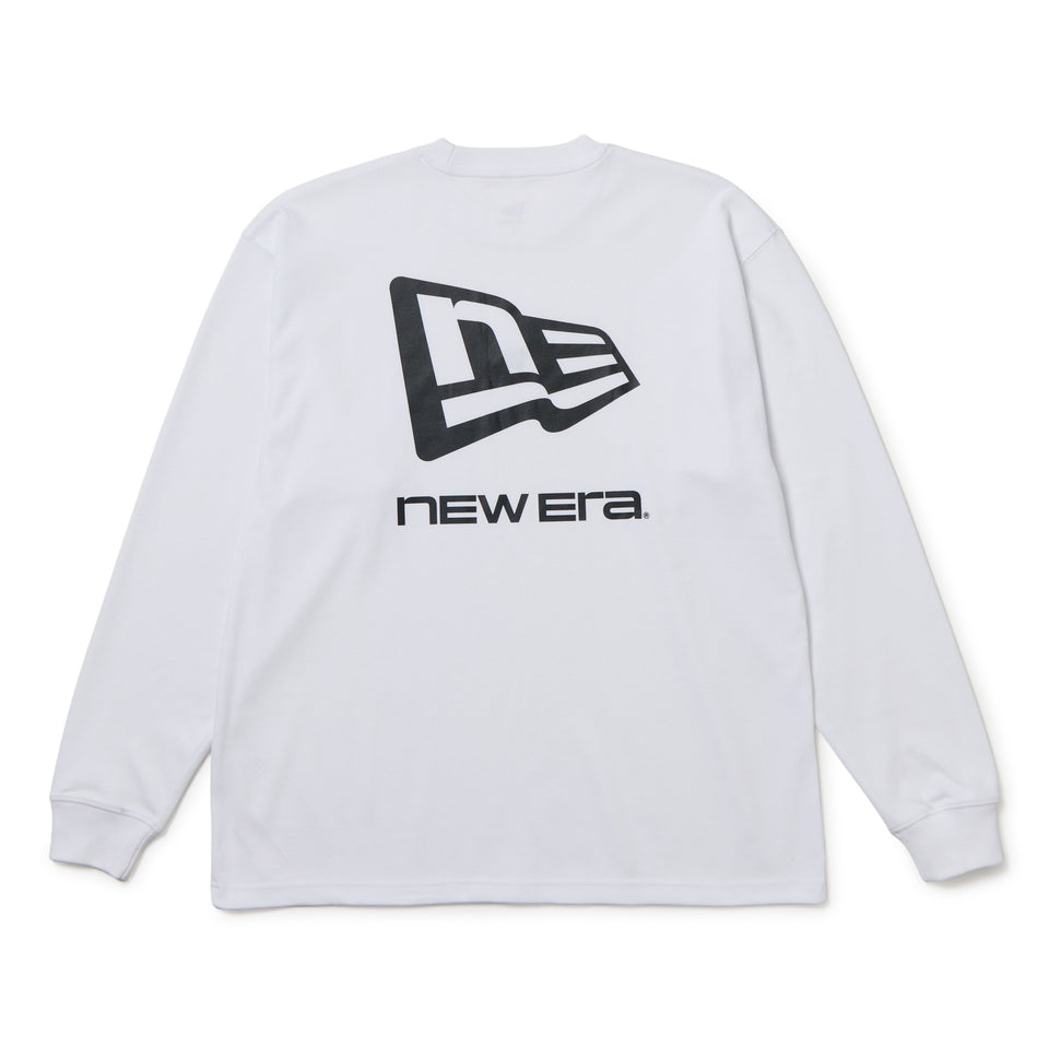 長袖 オーバーサイズド パフォーマンス Tシャツ Box Logo ホワイト｜パフォーマンスアパレル | NEW ERA ニューエラ公式オンラインストア