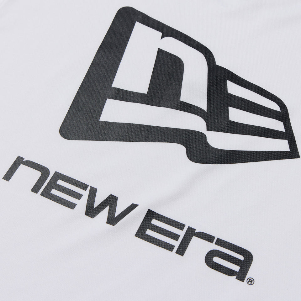 長袖 オーバーサイズド パフォーマンス Tシャツ Box Logo ホワイト｜パフォーマンスアパレル | NEW ERA ニューエラ公式オンラインストア