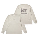 長袖 オーバーサイズド パフォーマンス Tシャツ Box Logo ストーン｜パフォーマンスアパレル