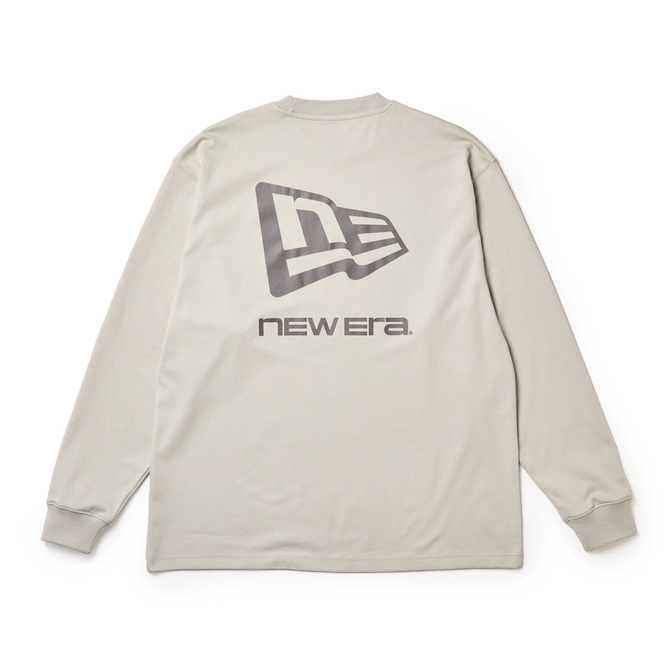 長袖 オーバーサイズド パフォーマンス Tシャツ Box Logo ストーン｜パフォーマンスアパレル