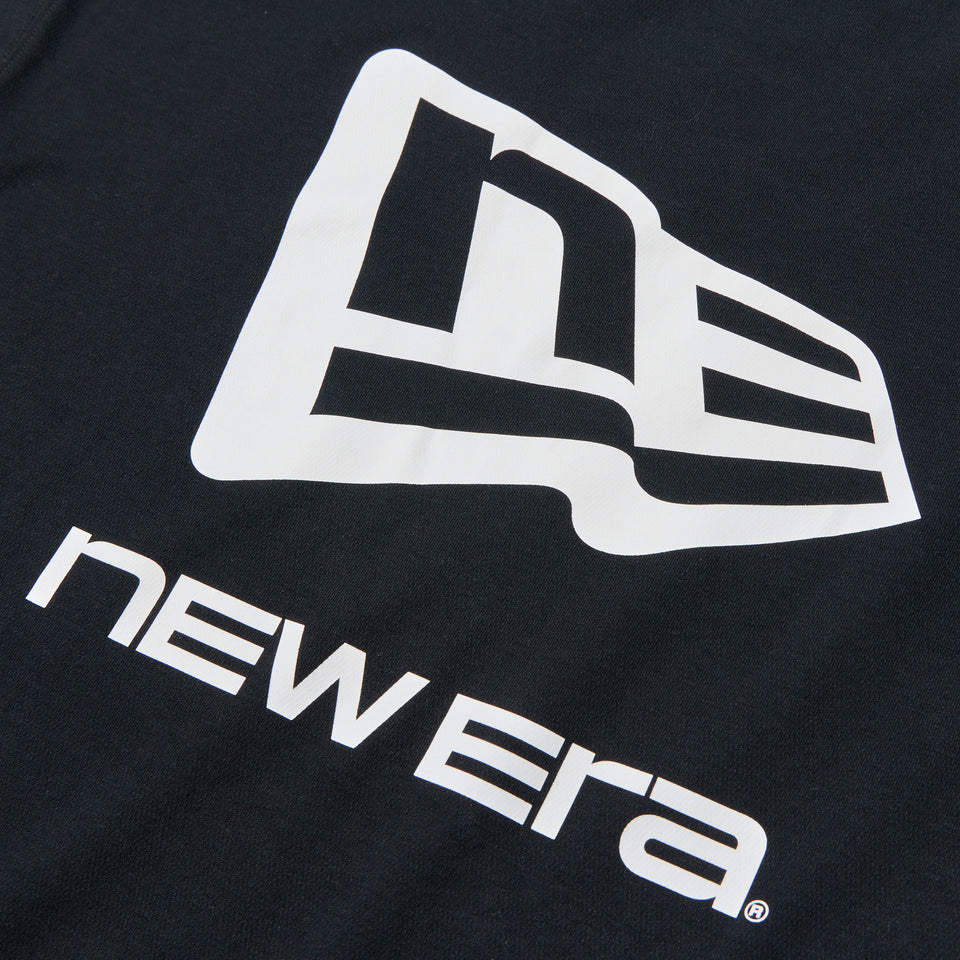 長袖 オーバーサイズド パフォーマンス Tシャツ Box Logo ブラック｜パフォーマンスアパレル | NEW ERA ニューエラ公式オンラインストア