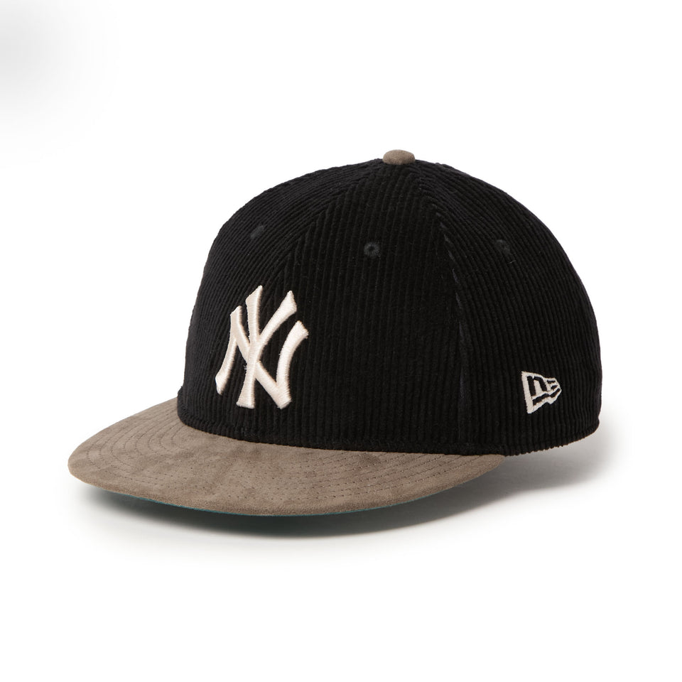 RC 9FIFTY レザーストラップ Corduroy コーデュロイ ニューヨーク・ヤンキース ブラック グレー | NEW ERA ニューエラ公式オンラインストア
