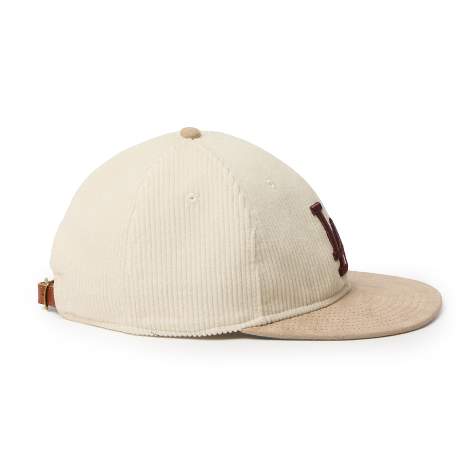 RC 9FIFTY レザーストラップ Corduroy コーデュロイ ロサンゼルス・ドジャース アイボリー ベージュ | NEW ERA ニューエラ公式オンラインストア