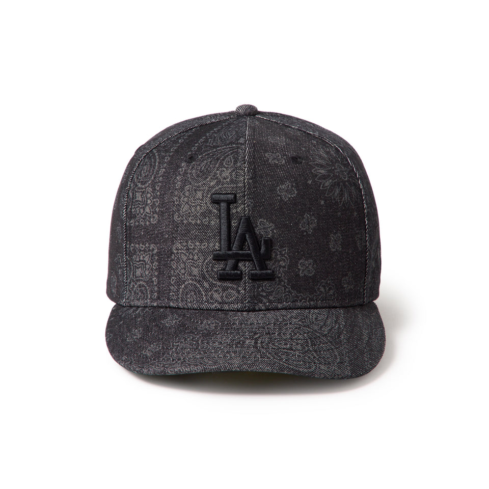 PC 59FIFTY Laser Burn Out Denim ロサンゼルス・ドジャース ブラック | NEW ERA ニューエラ公式オンラインストア