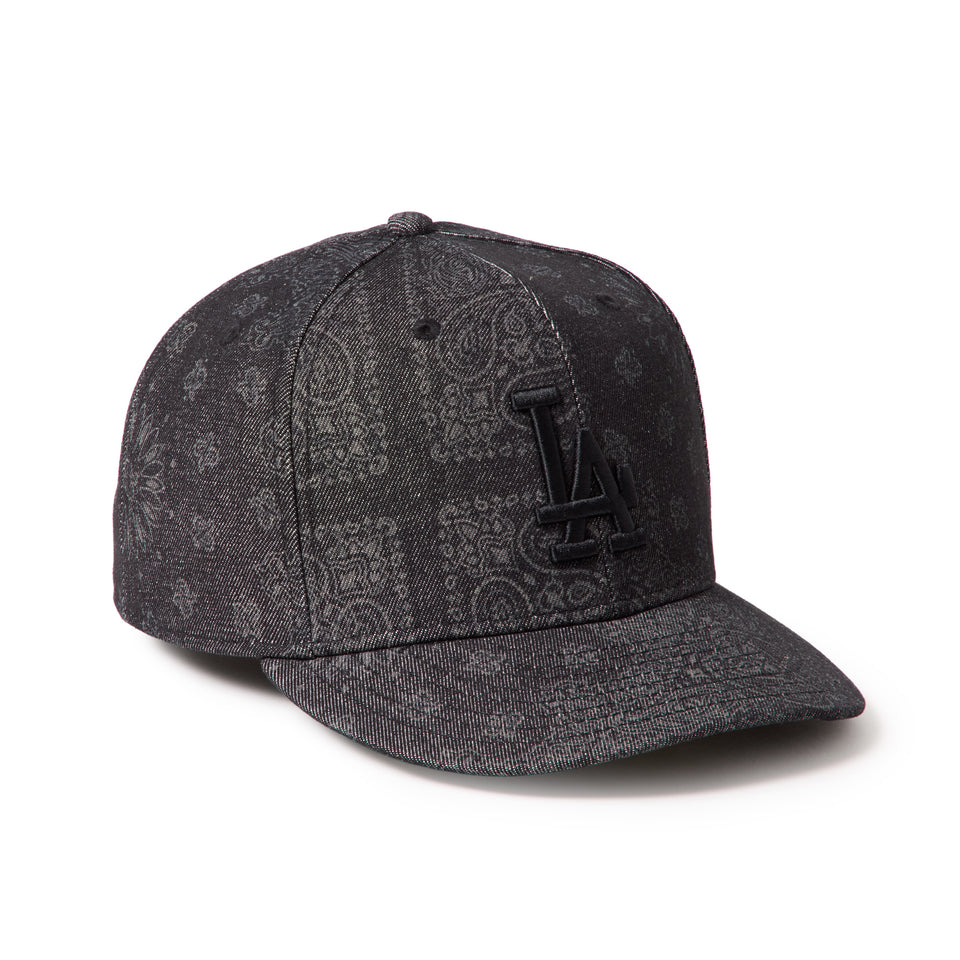 PC 59FIFTY Laser Burn Out Denim ロサンゼルス・ドジャース ブラック | NEW ERA ニューエラ公式オンラインストア
