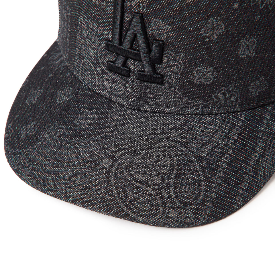 PC 59FIFTY Laser Burn Out Denim ロサンゼルス・ドジャース ブラック | NEW ERA ニューエラ公式オンラインストア