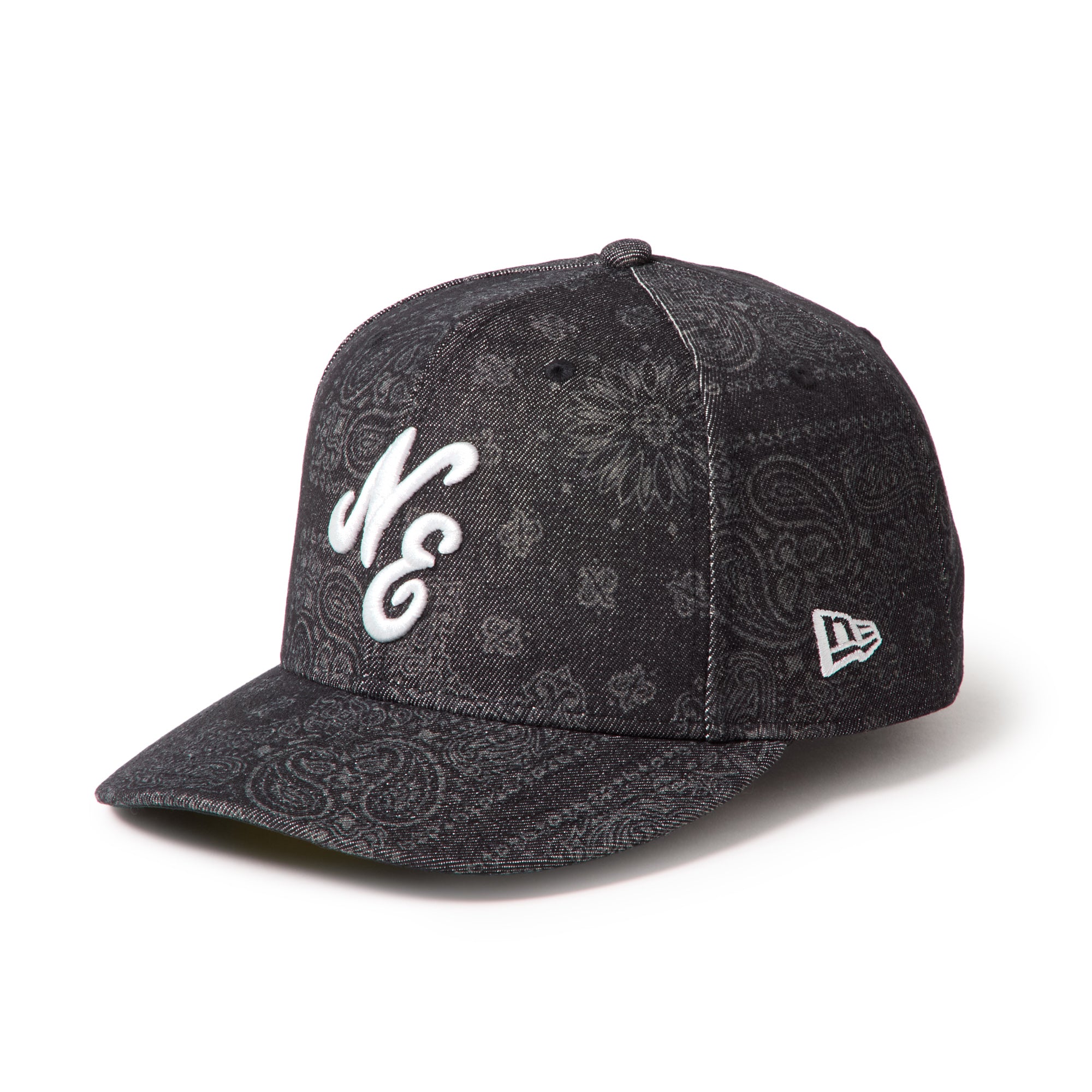 PC 59FIFTY Laser Burn Out Denim クラシックロゴ ブラック