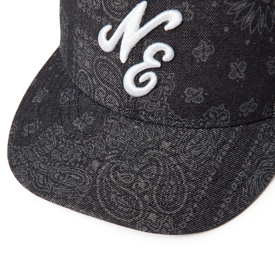 PC 59FIFTY Laser Burn Out Denim クラシックロゴ ブラック | NEW ERA ニューエラ公式オンラインストア