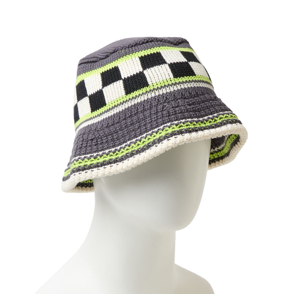 ニットバケット ストライプ ダークグレー | NEW ERA ニューエラ公式オンラインストア