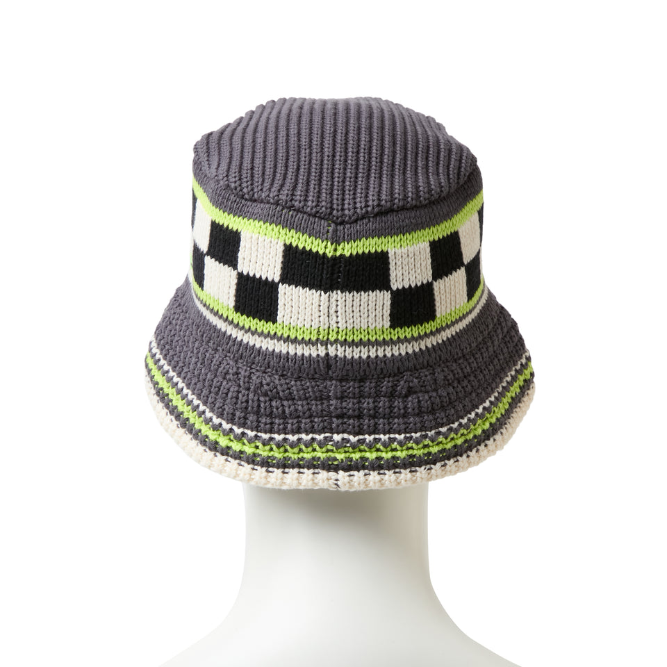 ニットバケット ストライプ ダークグレー | NEW ERA ニューエラ公式オンラインストア