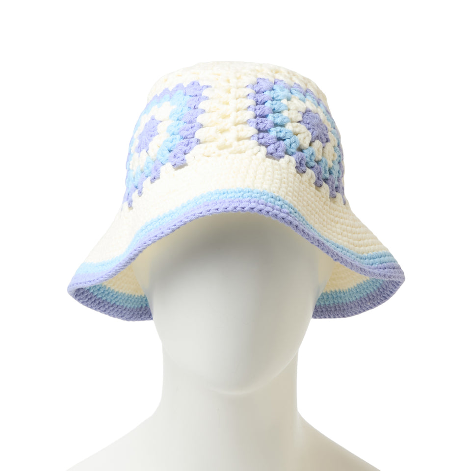 クロシェ ニット エクスプローラー クローム/ラベンダー/ブルー | NEW ERA ニューエラ公式オンラインストア