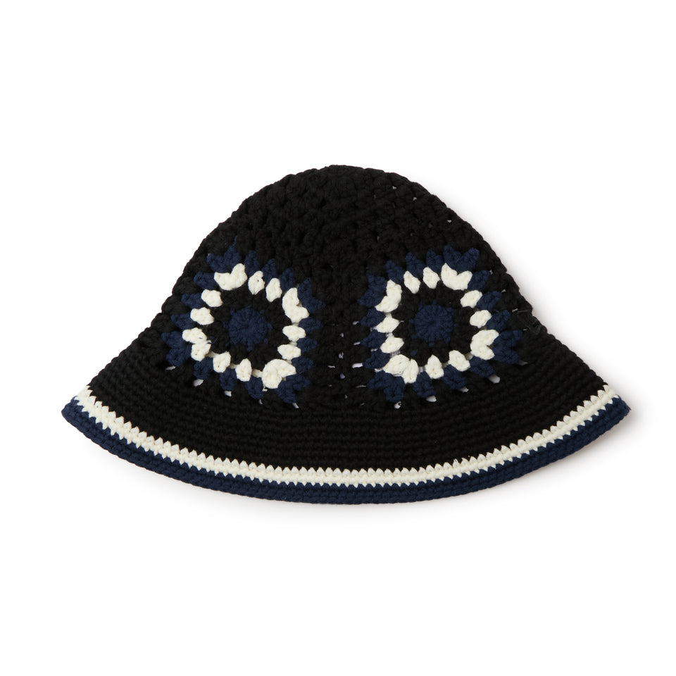 クロシェ ニット エクスプローラー ブラック/クローム/ブルー | NEW ERA ニューエラ公式オンラインストア