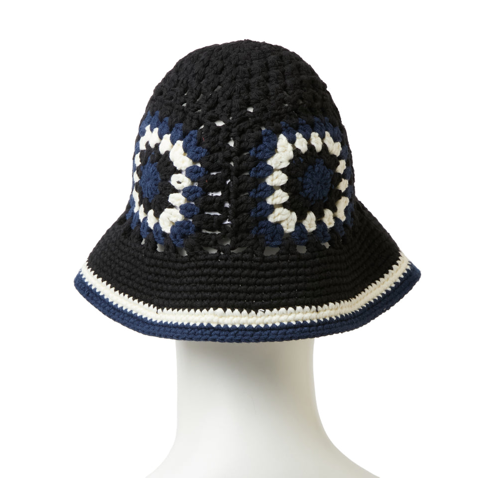 クロシェ ニット エクスプローラー ブラック/クローム/ブルー | NEW ERA ニューエラ公式オンラインストア