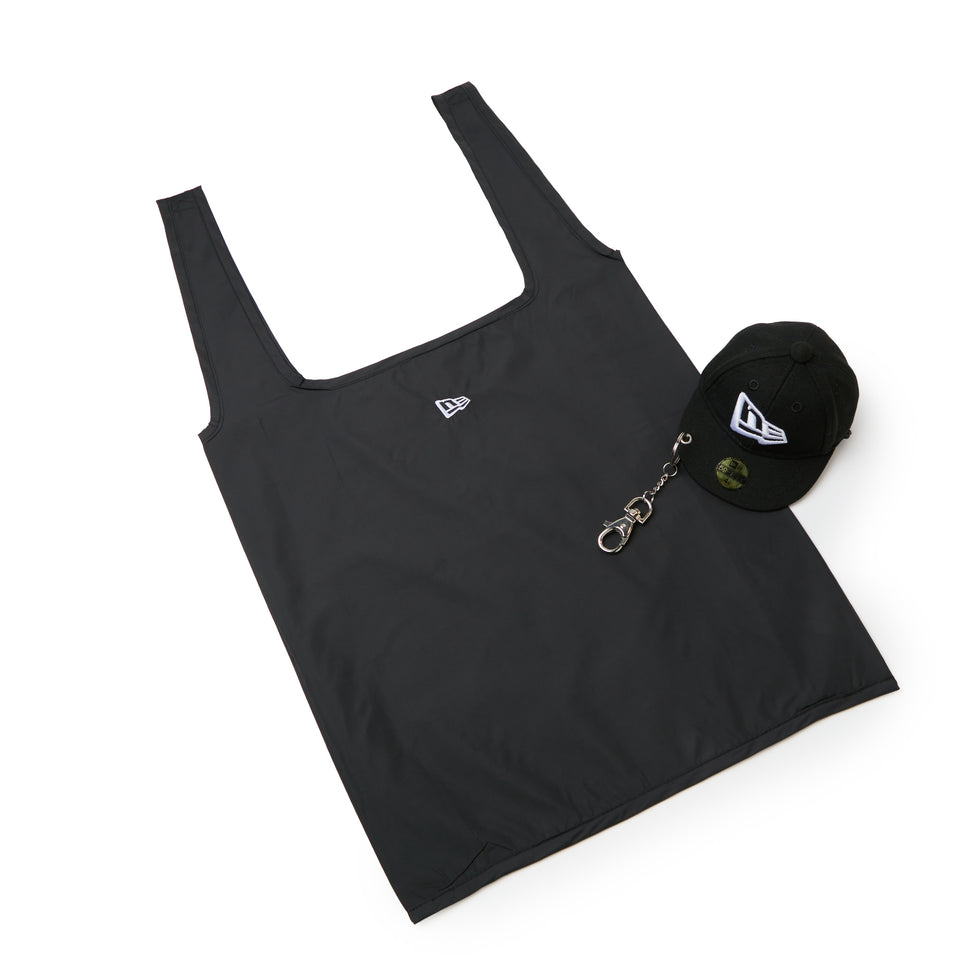 キャップポーチ エコバッグ フラッグロゴ ブラック/ブラック | NEW ERA ニューエラ公式オンラインストア