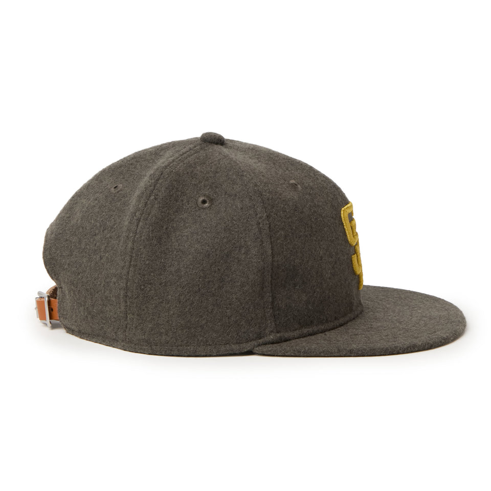 9FIFTY レザーストラップ MLB Wool Melton サンディエゴ・パドレス カーキ | NEW ERA ニューエラ公式オンラインストア