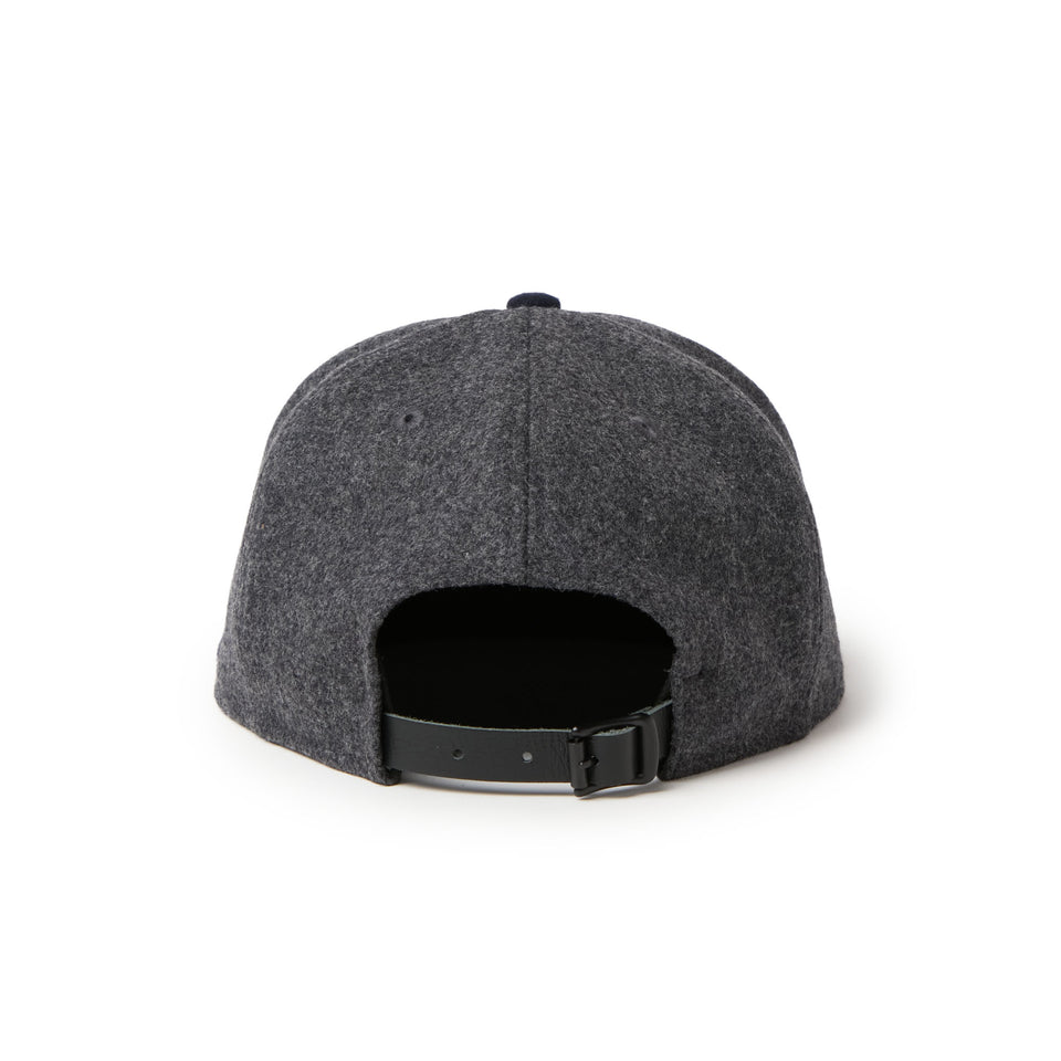 9FIFTY レザーストラップ MLB Wool Melton ニューヨーク・ヤンキース グレー/ネイビー | NEW ERA ニューエラ公式オンラインストア