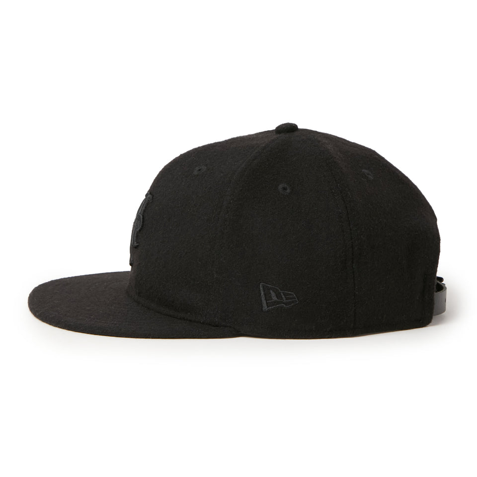9FIFTY レザーストラップ MLB Wool Melton ニューヨーク・メッツ ブラック | NEW ERA ニューエラ公式オンラインストア