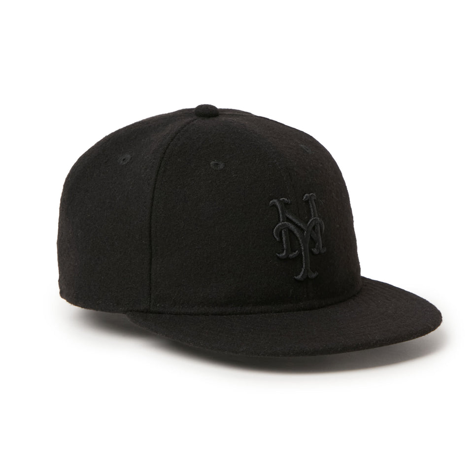 9FIFTY レザーストラップ MLB Wool Melton ニューヨーク・メッツ ブラック | NEW ERA ニューエラ公式オンラインストア