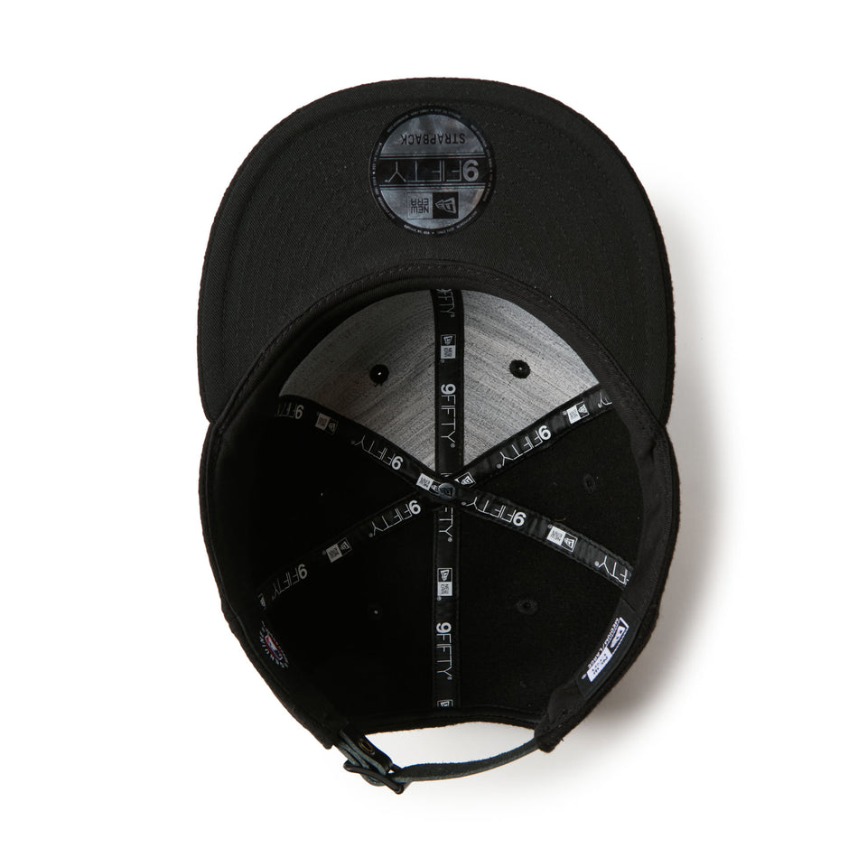 9FIFTY レザーストラップ MLB Wool Melton ニューヨーク・メッツ ブラック | NEW ERA ニューエラ公式オンラインストア