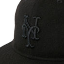 9FIFTY レザーストラップ MLB Wool Melton ニューヨーク・メッツ ブラック | NEW ERA ニューエラ公式オンラインストア