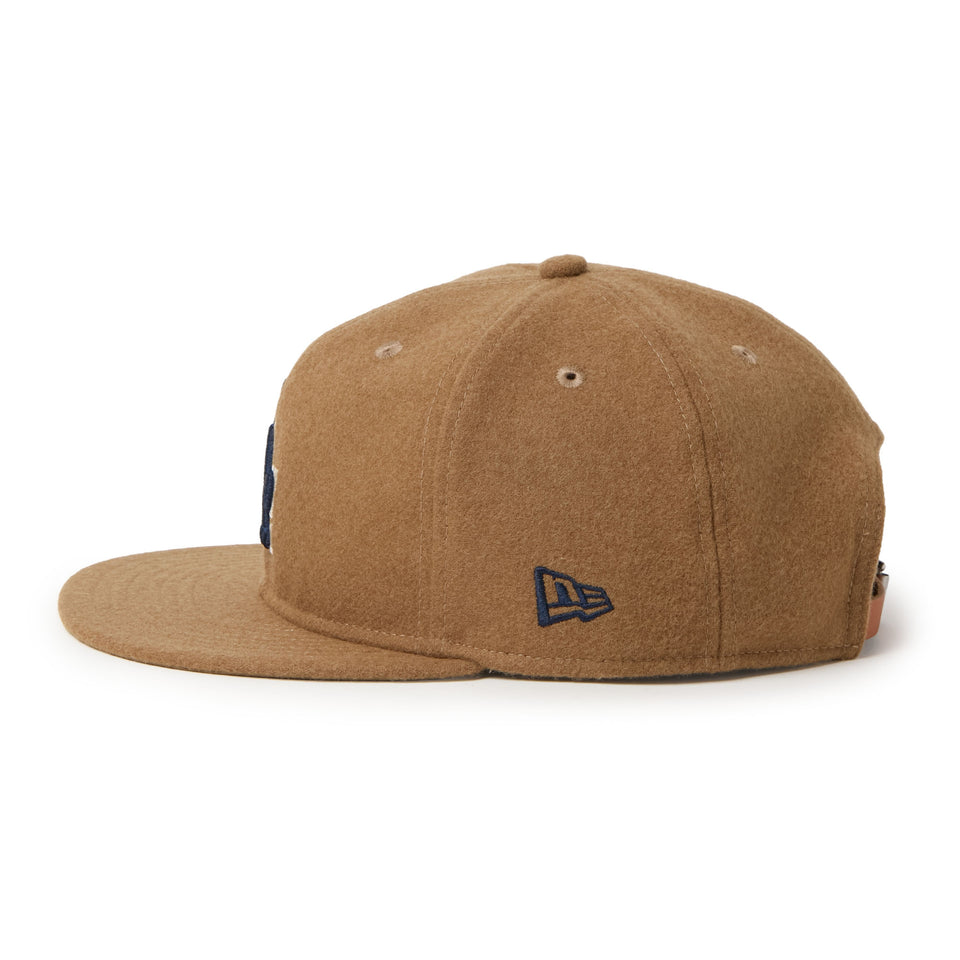 9FIFTY レザーストラップ MLB Wool Melton ロサンゼルス・ドジャース ベージュ | NEW ERA ニューエラ公式オンラインストア