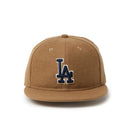 9FIFTY レザーストラップ MLB Wool Melton ロサンゼルス・ドジャース ベージュ | NEW ERA ニューエラ公式オンラインストア