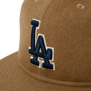 9FIFTY レザーストラップ MLB Wool Melton ロサンゼルス・ドジャース ベージュ | NEW ERA ニューエラ公式オンラインストア