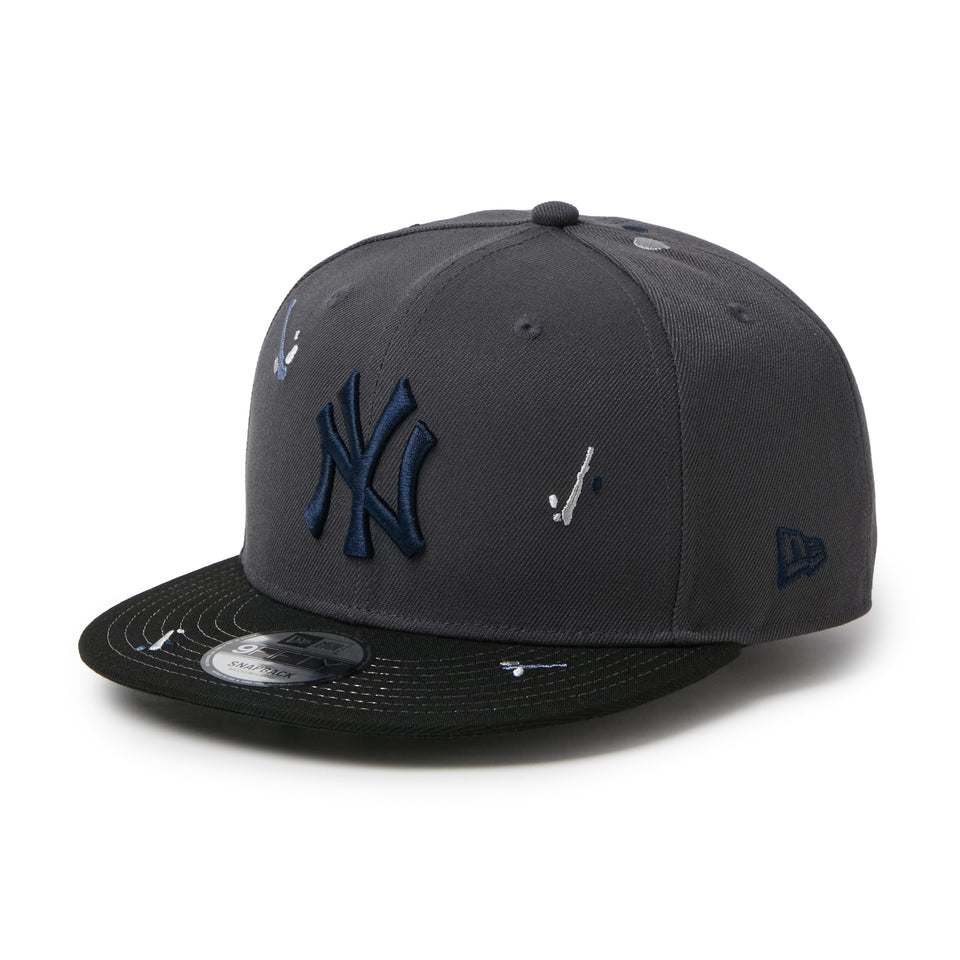 9FIFTY Splash Embroidery ニューヨーク・ヤンキース ダークグラファイト/ブラック | NEW ERA ニューエラ公式オンラインストア