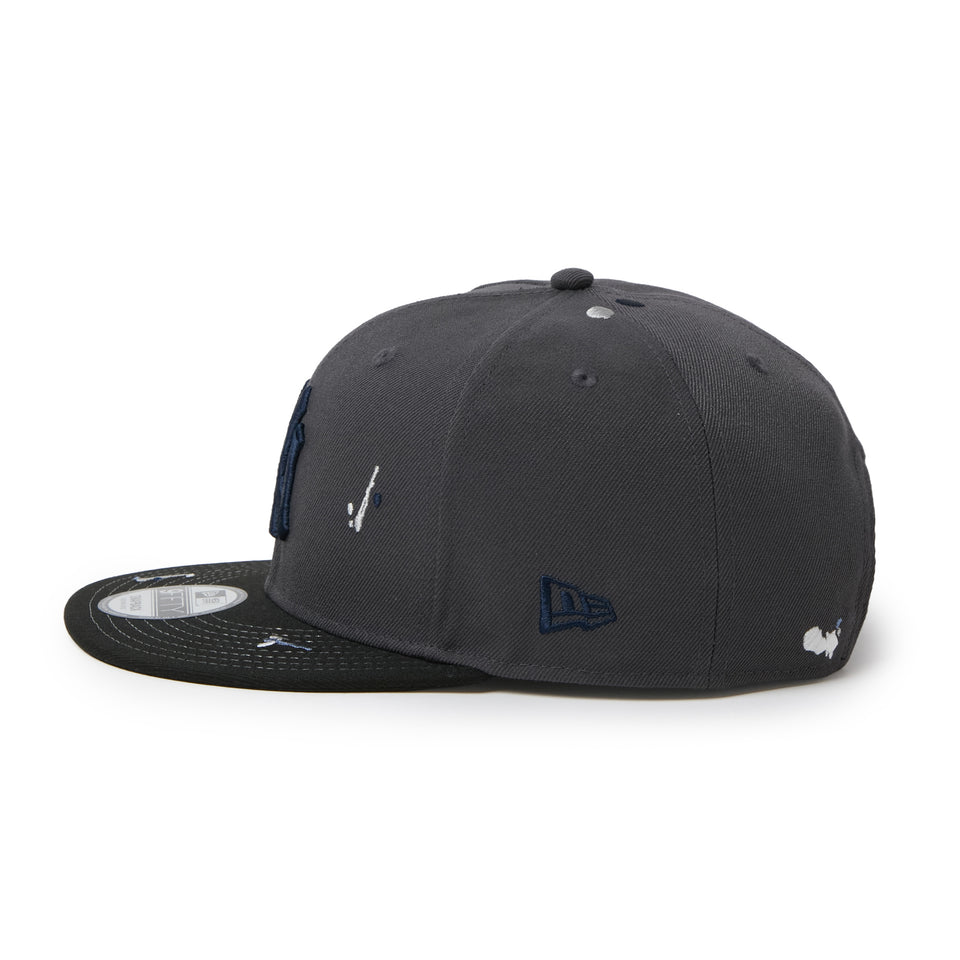 9FIFTY Splash Embroidery ニューヨーク・ヤンキース ダークグラファイト/ブラック | NEW ERA ニューエラ公式オンラインストア