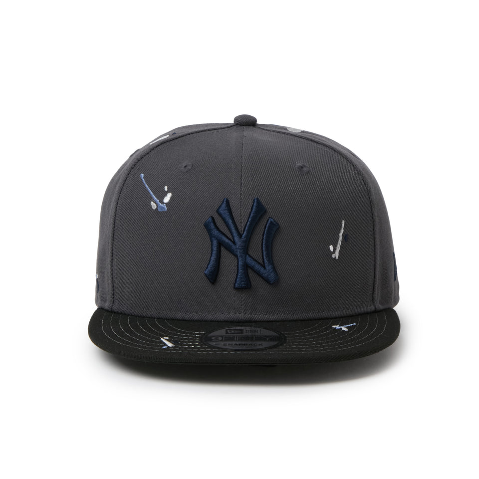 9FIFTY Splash Embroidery ニューヨーク・ヤンキース ダークグラファイト/ブラック | NEW ERA ニューエラ公式オンラインストア