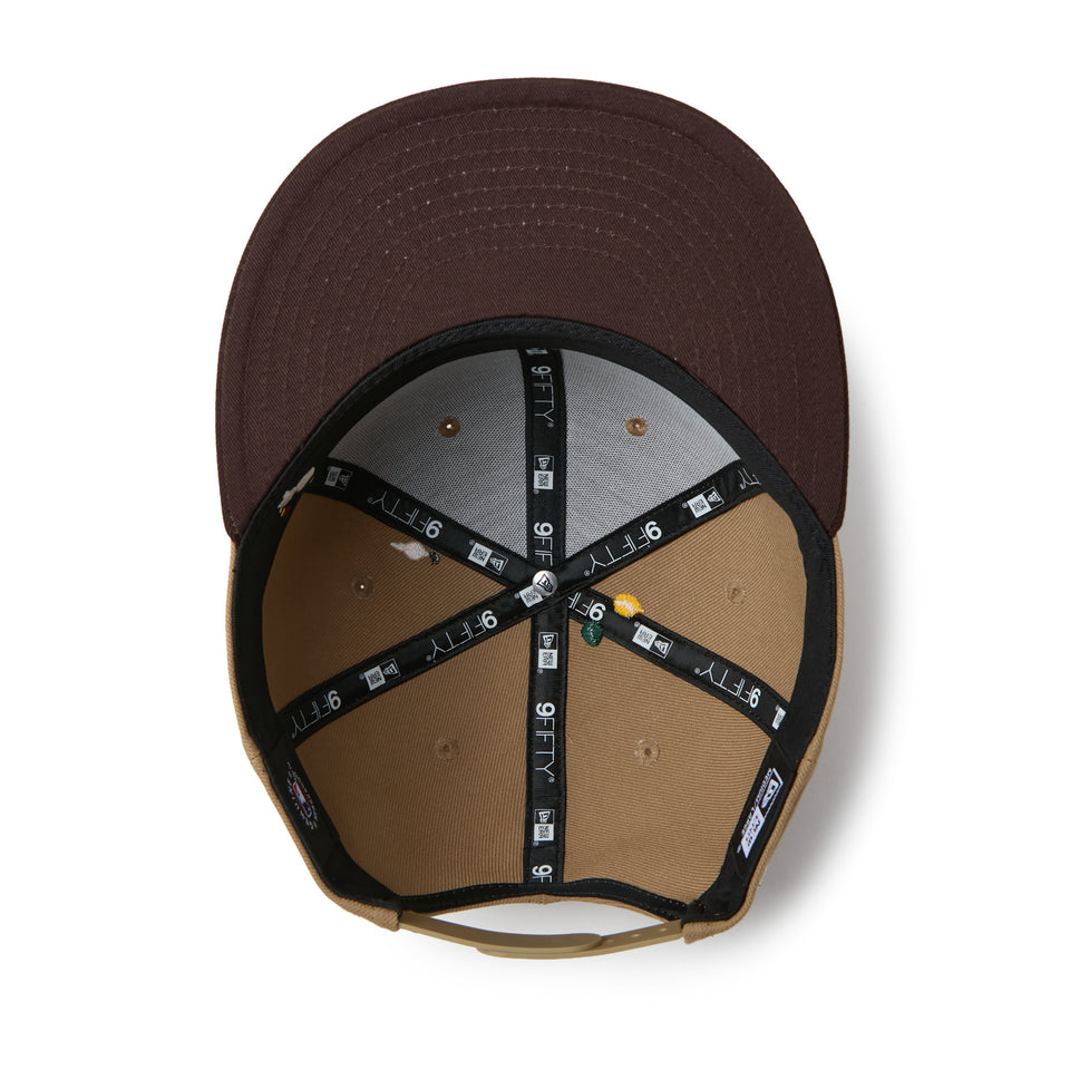 9FIFTY Splash Embroidery ロサンゼルス・ドジャース カーキ/バーントウッド | NEW ERA ニューエラ公式オンラインストア