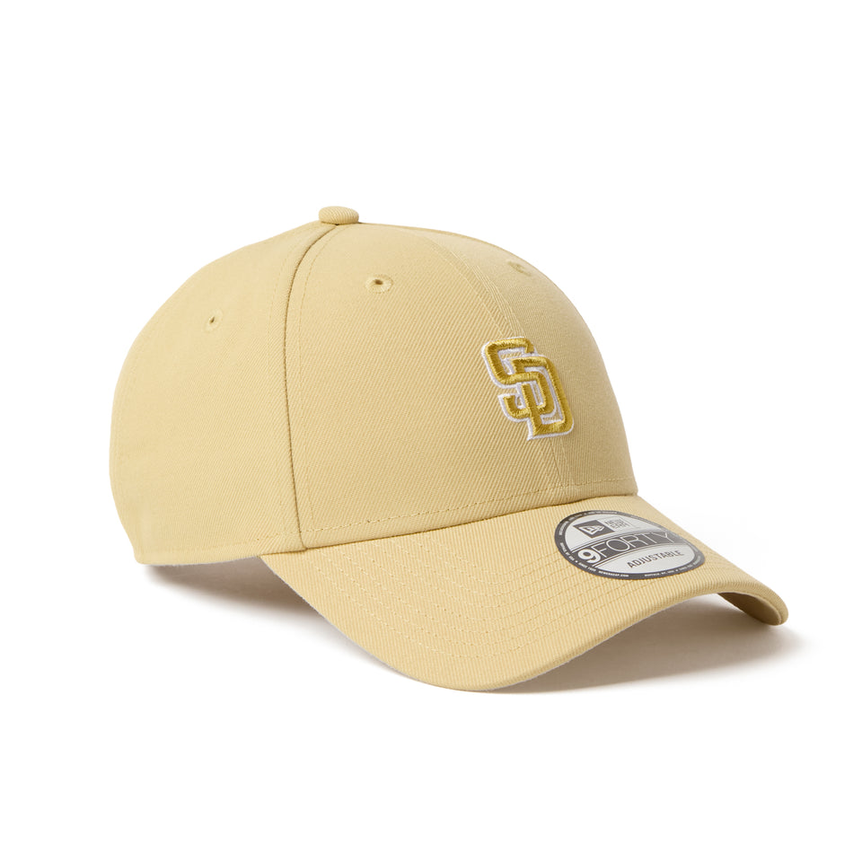 9FORTY Midsize Logo サンディエゴ・パドレス ベガスゴールド | NEW ERA ニューエラ公式オンラインストア