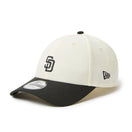 9FORTY MLB 2-Tone サンディエゴ・パドレス クロームホワイト/ウォルナット | NEW ERA ニューエラ公式オンラインストア