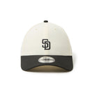 9FORTY MLB 2-Tone サンディエゴ・パドレス クロームホワイト/ウォルナット | NEW ERA ニューエラ公式オンラインストア