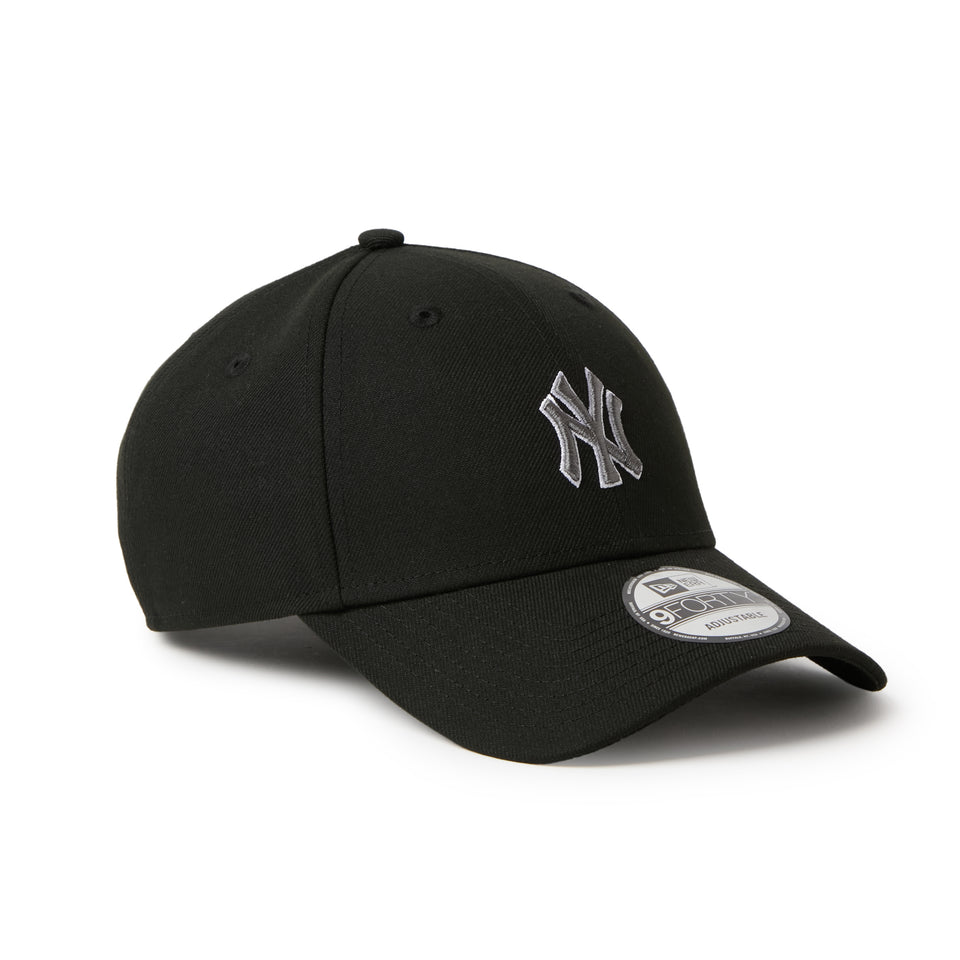 9FORTY Midsize Logo ニューヨーク・ヤンキース ブラック | NEW ERA ニューエラ公式オンラインストア