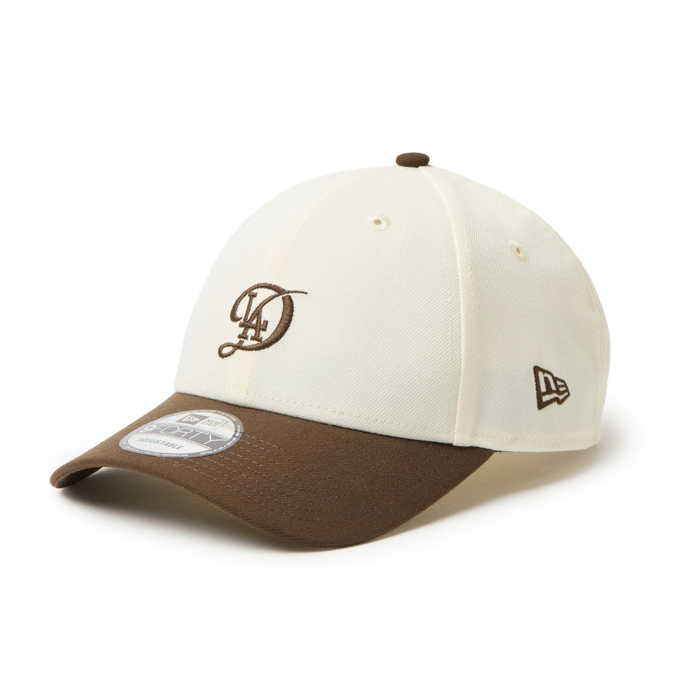 9FORTY MLB 2-Tone ロサンゼルス・ドジャース シティーコネクトロゴ クロームホワイト/ブラック | NEW ERA ニューエラ公式オンラインストア
