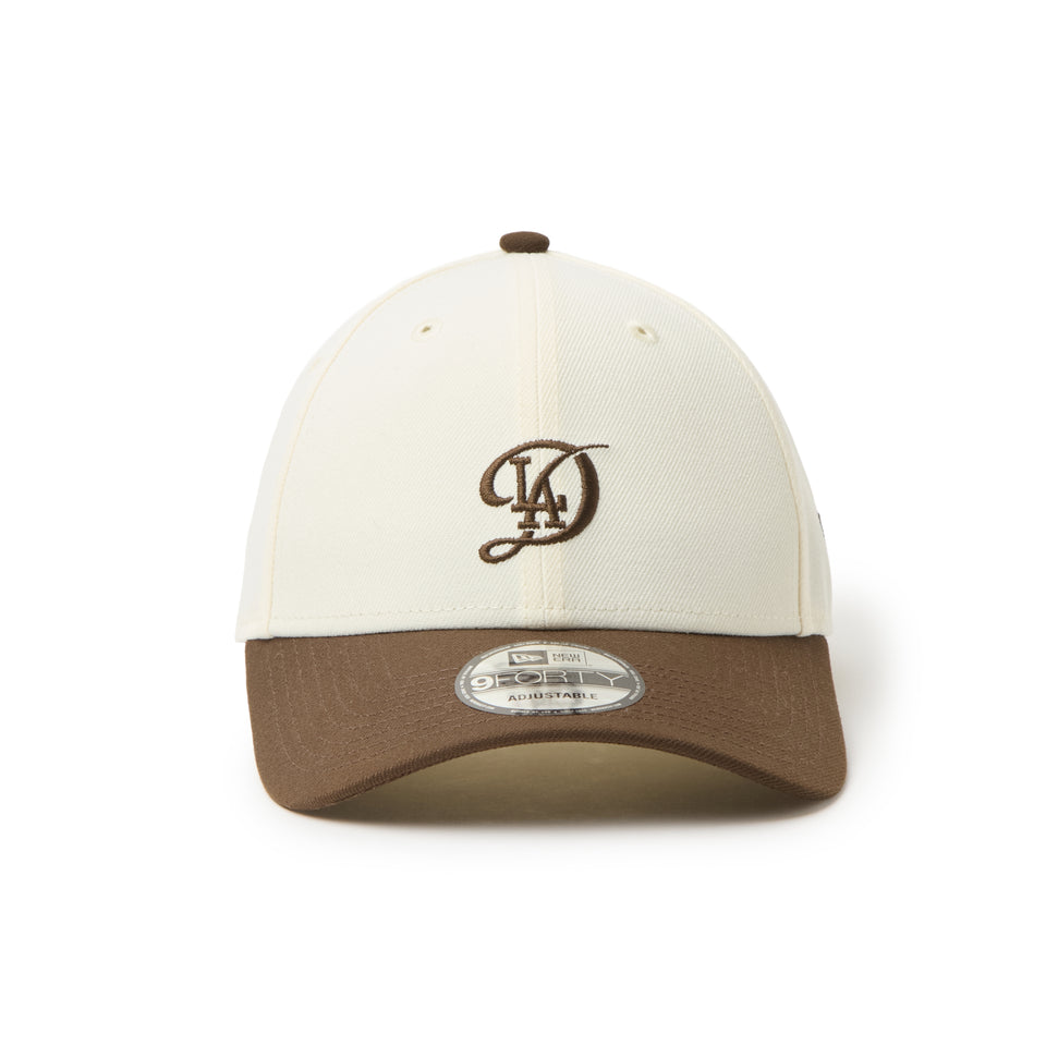 9FORTY MLB 2-Tone ロサンゼルス・ドジャース シティーコネクトロゴ クロームホワイト/ブラック | NEW ERA ニューエラ公式オンラインストア