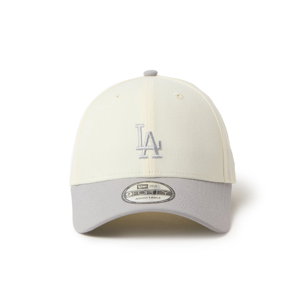 9FORTY MLB 2-Tone ロサンゼルス・ドジャース クロームホワイト/グレー | NEW ERA ニューエラ公式オンラインストア