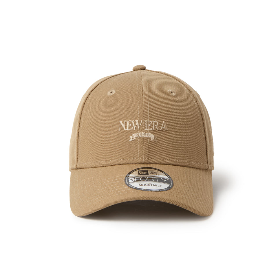 9FORTY Banner Logo Tonal カーキ | NEW ERA ニューエラ公式オンラインストア