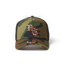 9FORTY A-Frame トラッカー Old English ウッドランドカモ | NEW ERA ニューエラ公式オンラインストア