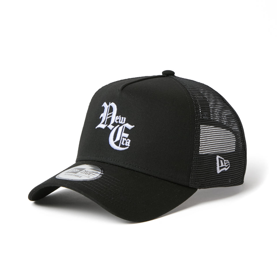 9FORTY A-Frame トラッカー Old English ブラック | NEW ERA ニューエラ公式オンラインストア