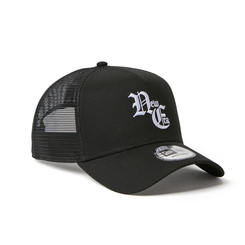 9FORTY A-Frame トラッカー Old English ブラック | NEW ERA ニューエラ公式オンラインストア
