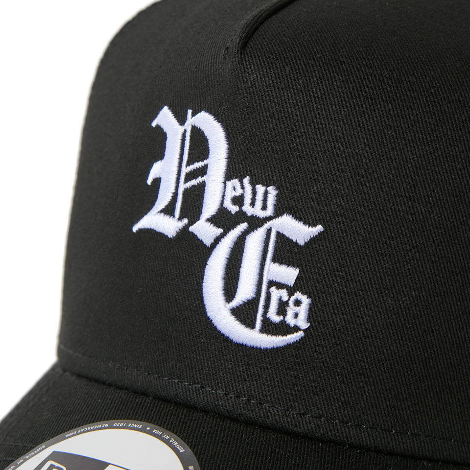 9FORTY A-Frame トラッカー Old English ブラック | NEW ERA ニューエラ公式オンラインストア