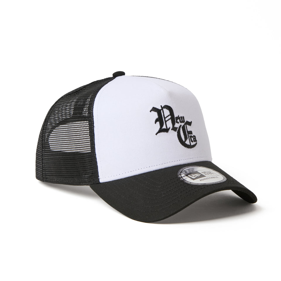 9FORTY A-Frame トラッカー Old English 2-Tone ホワイト/ブラック | NEW ERA ニューエラ公式オンラインストア