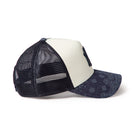 9FORTY A-Frame トラッカー Laser Burn Out Denim ニューヨーク・ヤンキース クロームホワイト/デニム | NEW ERA ニューエラ公式オンラインストア