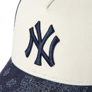 9FORTY A-Frame トラッカー Laser Burn Out Denim ニューヨーク・ヤンキース クロームホワイト/デニム | NEW ERA ニューエラ公式オンラインストア