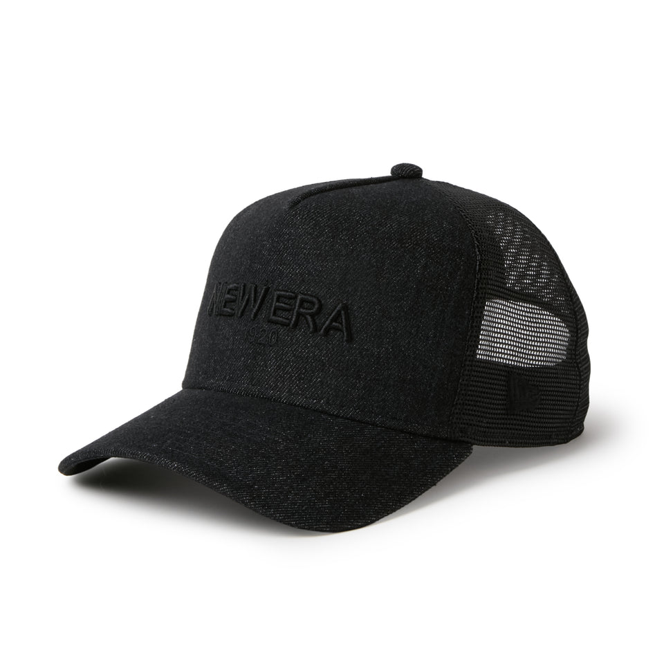 9FORTY A-Frameトラッカー Denim NEW ERA 1920 ブラック | NEW ERA ニューエラ公式オンラインストア